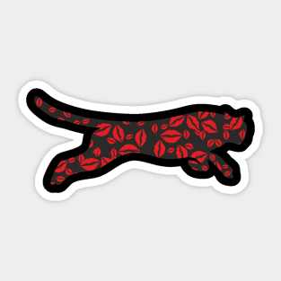 Love panther Sticker